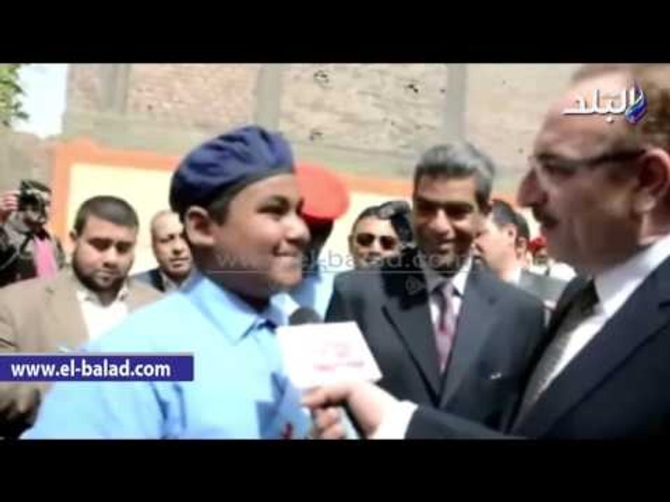 صدى البلد |  محافظ بني سويف يفتتح مدرستين بتكلف...