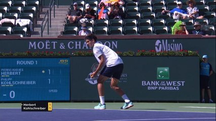 Indian Wells - Herbert sort au premier tour
