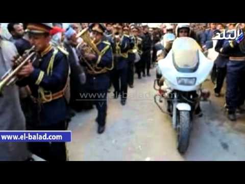 صدى البلد | أهالي الركابية بدمياط يشيعون جثمان شهيد العريش