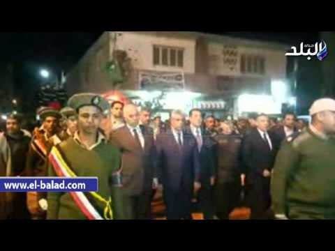 صدى البلد | تشييع جثمان أحد شهداء كمين الصفا بمسقط أسه أسيوط