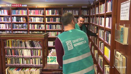 Kamu hizmetindeki yükümlüler binlerce kitabın ömrünü uzatıyor