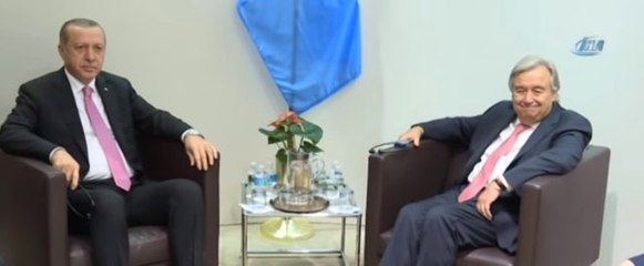 Cumhurbaşkanı Erdoğan, Guterres ile Görüştü