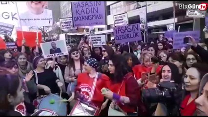 Kadınlar, krize, savaşa ve eşitsizliğe karşı ses çıkardı