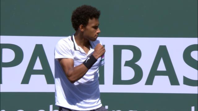Indian Wells - Auger-Aliassime continue d'impressionner