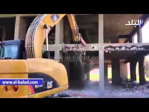 صدى البلد |إزالة 12 تعدى بشارع عبد الناصر ونادى قارون بالفيوم