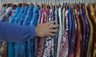 Adu Kreativitas Batik Bercorak Simbol Dukungan Capres