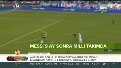 Messi 9 ay sonra Arjantin Milli Takımı'na davet edildi