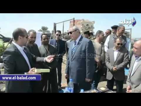 صدى البلد | محافظ المنيا يتفقد مشروع الصوب الزراعية بمركز العدوة