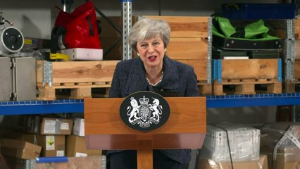 Theresa May's quick-witted comeback to female reporter