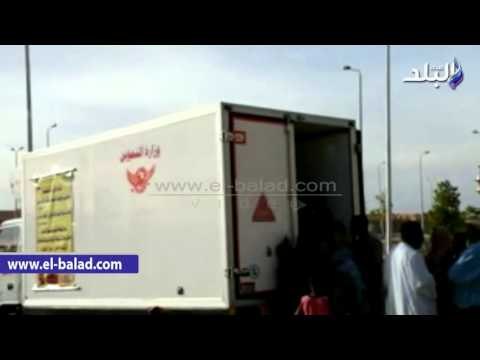 صدى البلد |محافظ أسوان يوجه بإقامة منفذ تمويني متحرك بوادى كركر