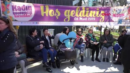 İstanbul Kadınlar Gününde Kadınlara Özel Potlaç Kooperatifi Açıldı