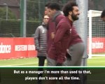 Klopp not concerned by Salah's scoring woes