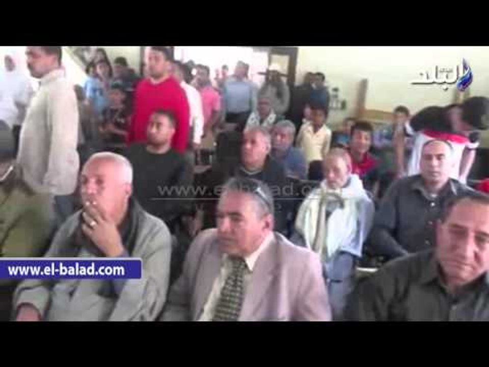 صدى البلد | تكريم 100 يتيم بمدارس قري " قمبش" ببني سويف