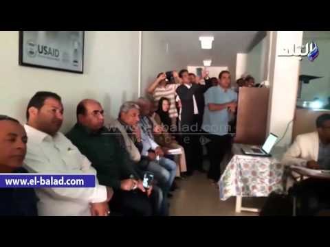 صدى البلد | العناني يلقي محاضرة للأثريين بـ معبد الكرنك
