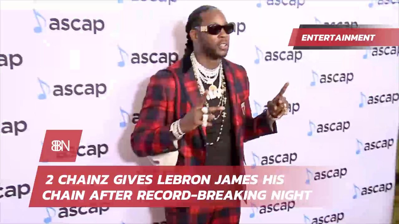 2 Chainz Gives One Chain To Lebron