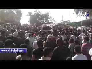 صدى البلد |شاهد جنازتين لشهيد العريش  بالفيوم