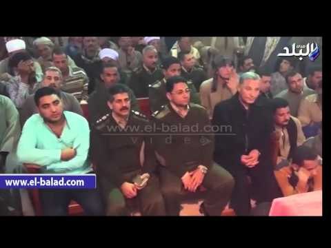 صدى البلد | الآلاف يشيعون جثمان الشهيد المجند كميل بسوهاج