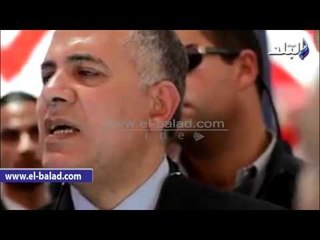 صدى البلد | محمد عبدالعاطي يفتتح المعرض النموذجي للري الحديث في الوادي الجديد