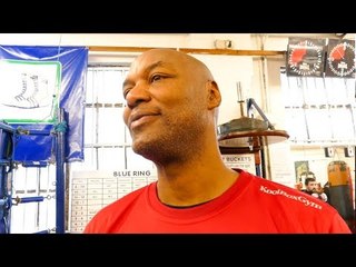 Dudley O'Shaughnessy BACK IN THE BOXING GYM - Dad on son's returns