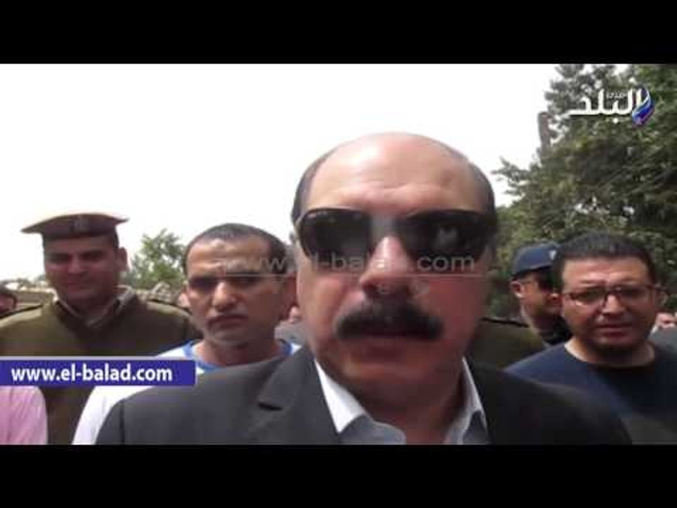 صدى البلد |  مدير أمن الفيوم يشارك فى تشييع شهيد الإرهاب برفح