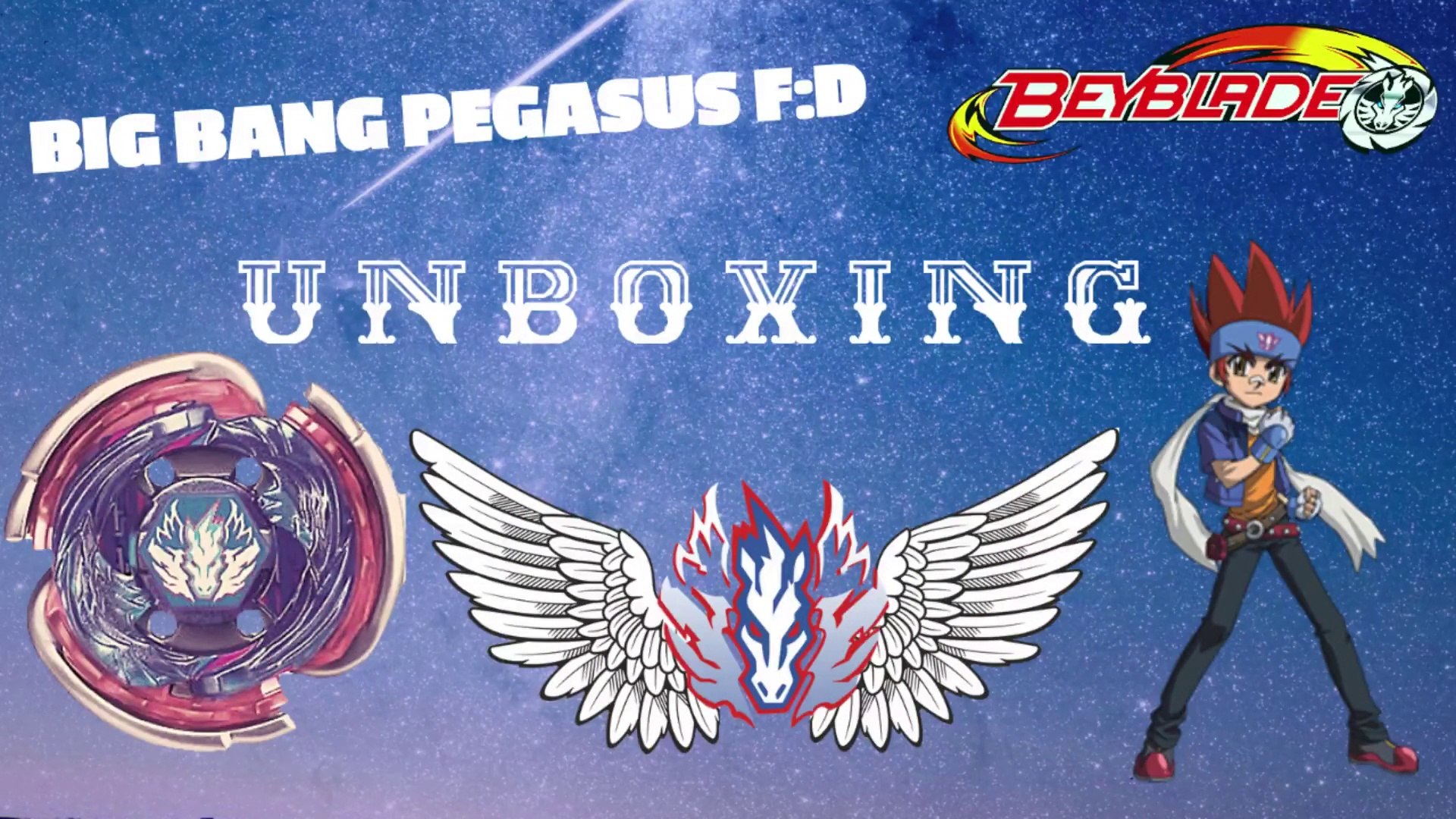 ⁣Big Bang Pegasis F:D/Cosmic Pegasus F:D Takara Tomy Unboxing - Beyblade Metal Fury ベイブレードメタル