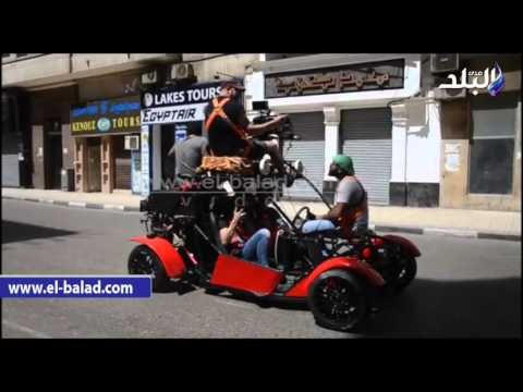 صدى البلد |مطاردة في شارع طلعت حرب بسبب رأس الغول