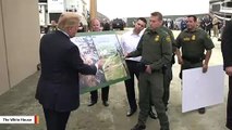 Trump Claims His Border Wall Construction Is 'Far Ahead Of Schedule'