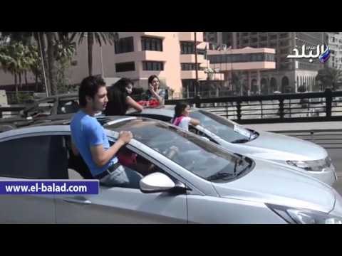 صدى البلد | احتفالات أعلى كوبرى قصر النيل بذكرى تحرير سيناء