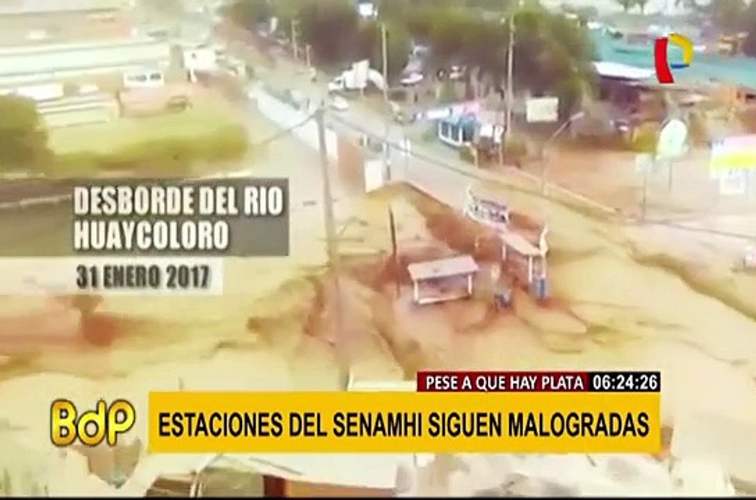 61 estaciones meteorológicas e hidrológicas de Senamhi continúan inoperativas