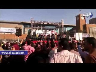 صدى البلد |  نجوم الفن يشاركون في احتفالات ذكرى تحرير سيناء بميدان سيدي جابر