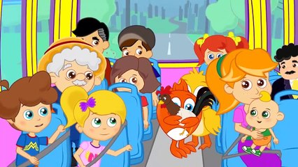 Sevimli Dostlar Bebek Şarkıları 2019 - Otobüsün Tekerleği  Adisebaba Kids Songs and Nursery Rhymes