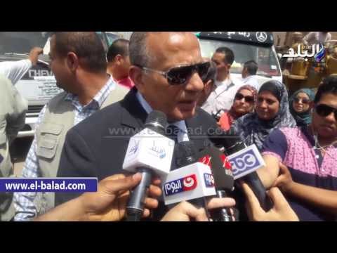 صدى البلد | محافظ الجيزة يقوم بجولة ميدانية للتأكد من تطبيق منظومة النظافة بحي شمال