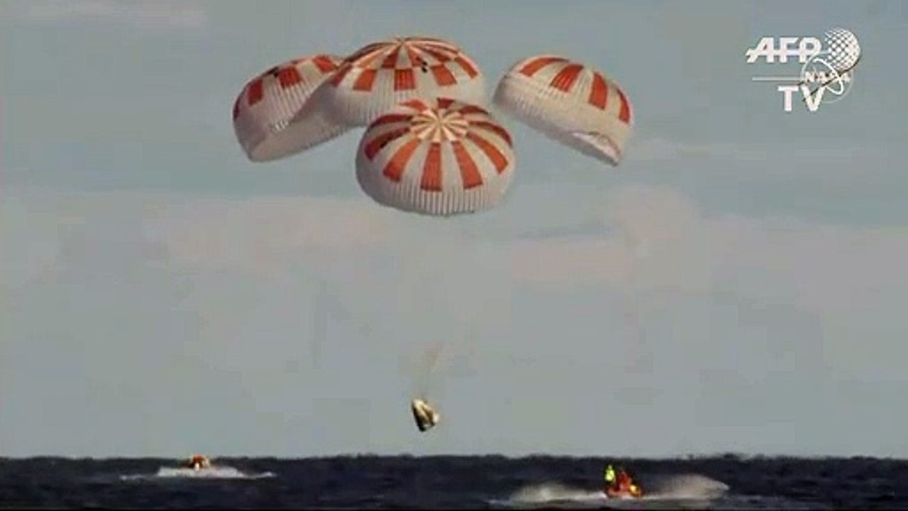 SpaceX-Raumkapsel sicher im Atlantik gelandet