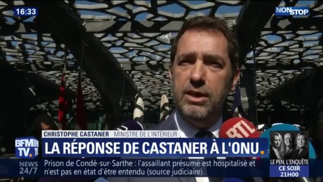 Violences policières: Christophe Castaner considère que l'ONU ne demande pas d'enquête
