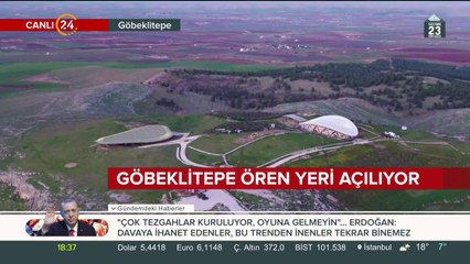 Başkan Erdoğan, Göbeklitepe'de konuşma yapıyor