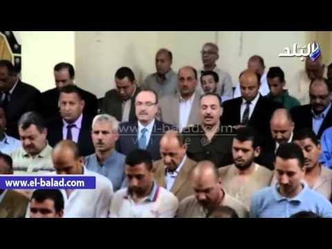 صدى البلد | .محافظ بني سويف يشارك في تشييع جنازة شهيد الواجب بمركز ببا