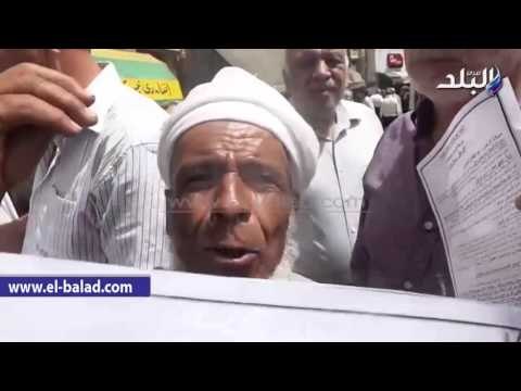 صدى البلد | أصحاب المعاشات يتظاهرون بطلعت حرب للمطالبة بالحد الأدنى للأجور