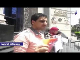 صدى البلد | المصريون ينتفضون لنصرة سوريا أمام "الصحفيين"