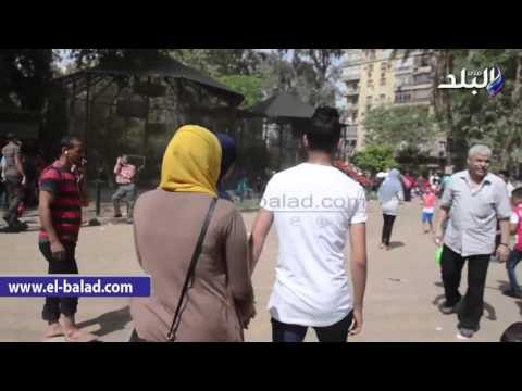 صدى البلد | توافد المواطنين على حديقة الحيوان للاحتفال بشم النسيم