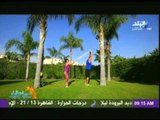 تمارين رياضية لتنشيط عضلات الذراع والكتف مع سارة حسين ومحمد صبحي