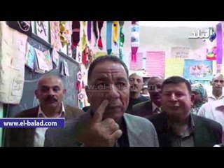 صدى البلد |  لوحات جمالية باستغلال المخلفات "صنع يد" طلاب أبورديس