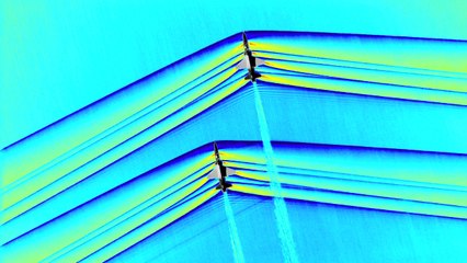 La NASA fotografía ondas de choques de aviones supersónicos
