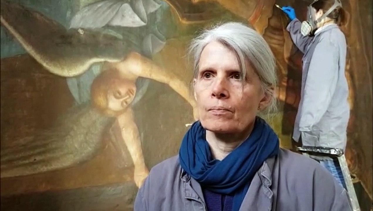 Noëlle Jeannette, restauratrice d'oeuvres d'art...
