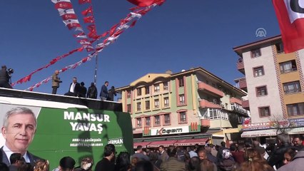 Mansur Yavaş: 'Oy farkı arttıkça iftiralar çoğalıyor' - ANKARA