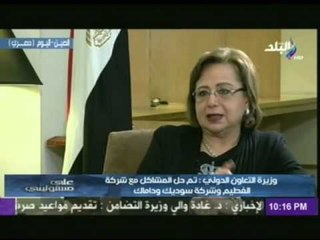 وزيرة التعاون الدولي: "مستثمر يتنازع مع الحكومة ويطلب 8 مليارات دولار للتصالح" | على مسئوليتي