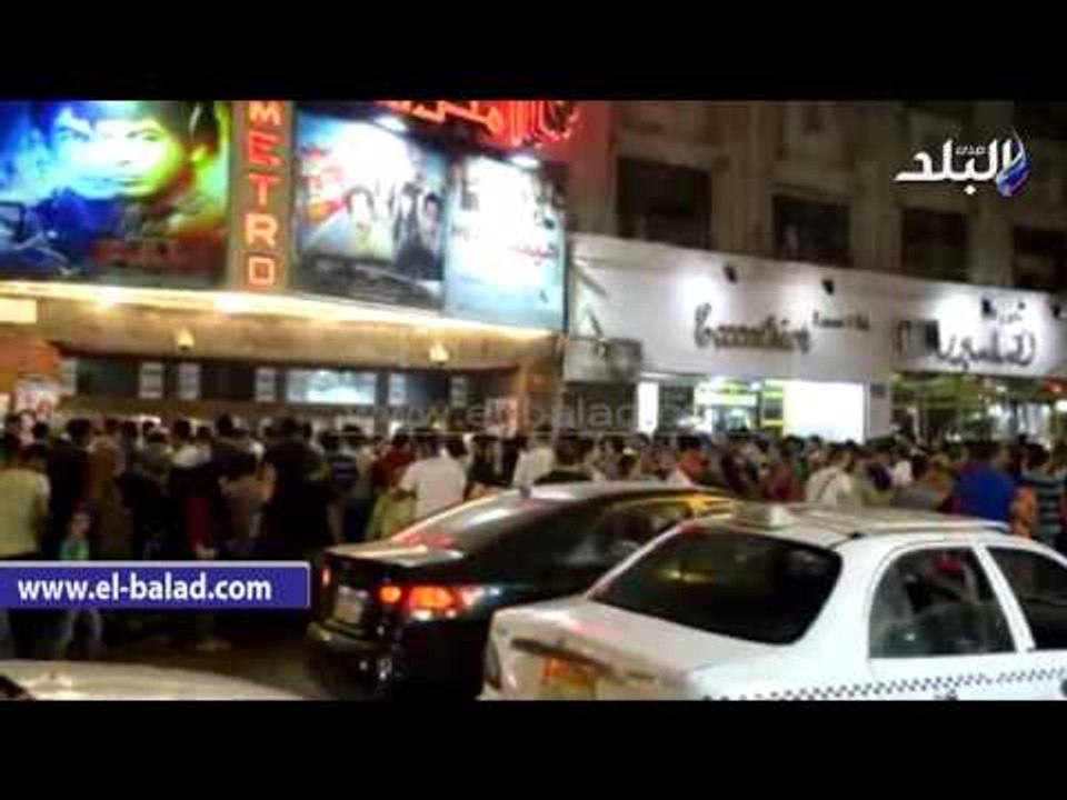 صدى البلد | زحام على سينمات وشوارع وسط البلد‎ ل...