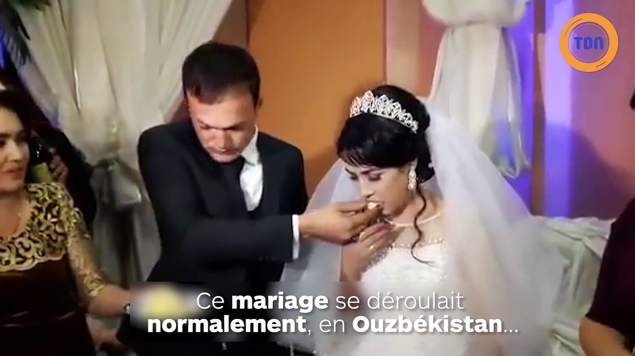 Le marié commet un acte indigne pendant le mariage, devant les invités sous le choc !