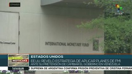 EEUU persiste en sus planes de asfixia financiera a Venezuela