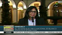 Rodríguez: El sistema eléctrico es blanco permanente de ataques