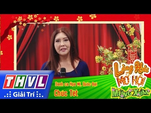THVL | Làng hài mở hội mừng xuân - Tập 1[3]: Chúc Tết - Danh ca Họa Mi, Quốc Đại